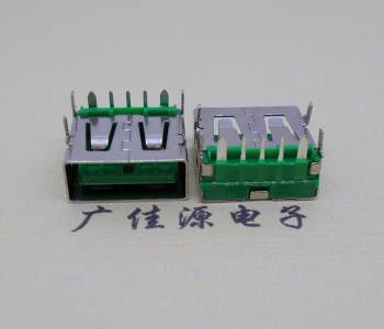 贵州5A大电流 快充接口 USB5p绿胶芯 常规母座