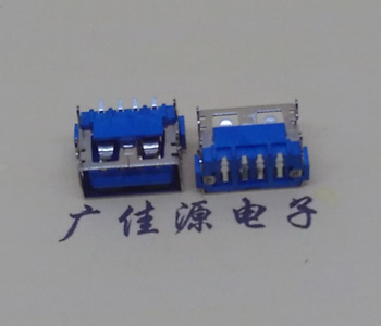 贵州usb2.0接口 AF短体10.0母座 卧式直边 连接器插座