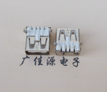 贵州USB AF母座 LCP 耐高温250度280度 环保白胶芯