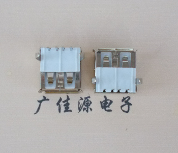 贵州usb AF90度插座14.0mm耐高温LCP半包胶芯