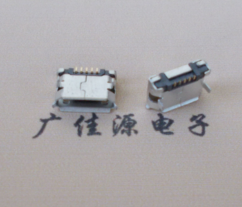 贵州Micro USB卷口 B型(无柱）插板脚间距6.4普通端子