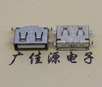 贵州USB母座 前贴后插 沉版1.1/1.9总长8.5mm大电流