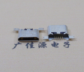 贵州MK USB B Type 沉板0.9母座后两脚SMT口不卷边