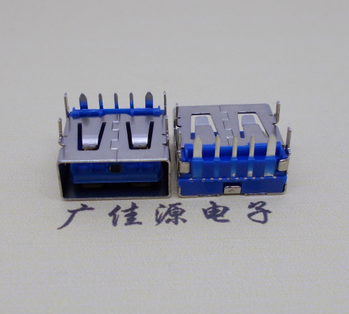 贵州 USB5安大电流母座 OPPO蓝色胶芯,快速充电接口