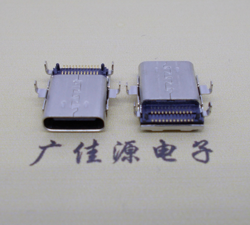 贵州沉板usb 3.1 type-c24p母座双排贴板L=12.8mm