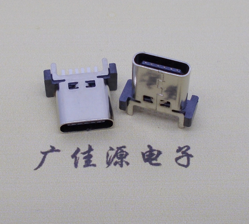 贵州立式插板type-c6p母座长H=8.8mm