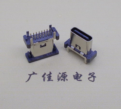 贵州立式插板type-c16p母座长H=8.8mm