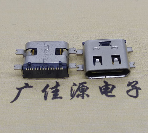 贵州type-c16p母座全贴带弹片连接器