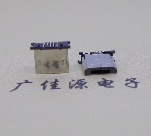 贵州MICRO USB 5P公头短体5.6mm立贴带柱无卡勾