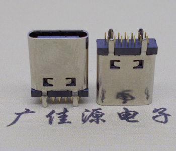贵州立式直插usb type-c14p母座长L=10.0mm