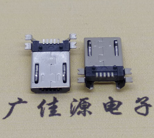 贵州micro usb 5pin公头四脚贴板安卓充电数据接口