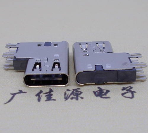 贵州type-c6p母座侧插加高连接器