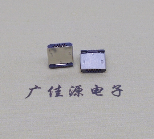 贵州micro usb 5p公头 短体插板H=5.9立插