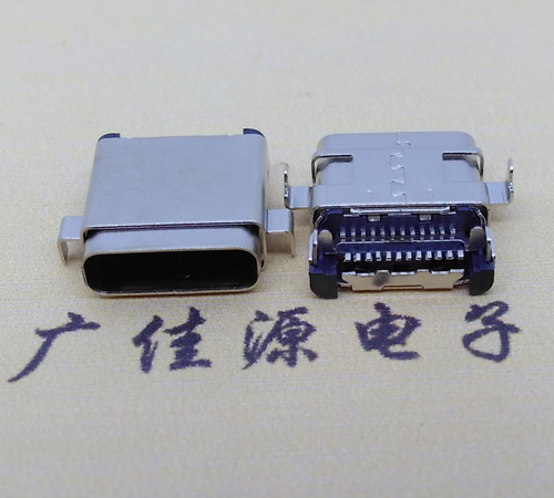 贵州板上型type-c24p母座 卧式type-c母座连接器