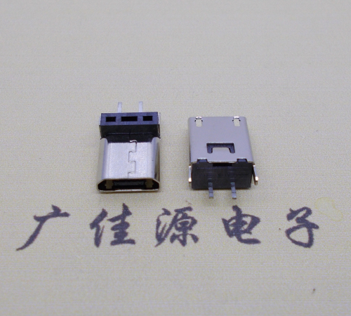 贵州micro 2p直插母座无卷边180度铆合式H=9.3、10.0、10.5、11.5mm