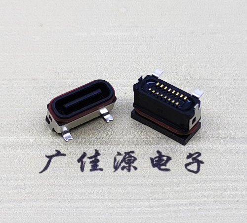 贵州TYPE-C16P立贴防水母座接口.6.5/6.8设计尺寸规范