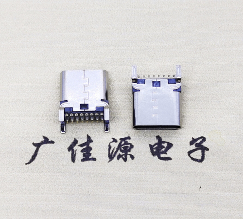 贵州TYPE-C16Pin立贴连接器.四脚直插设计结构接线图